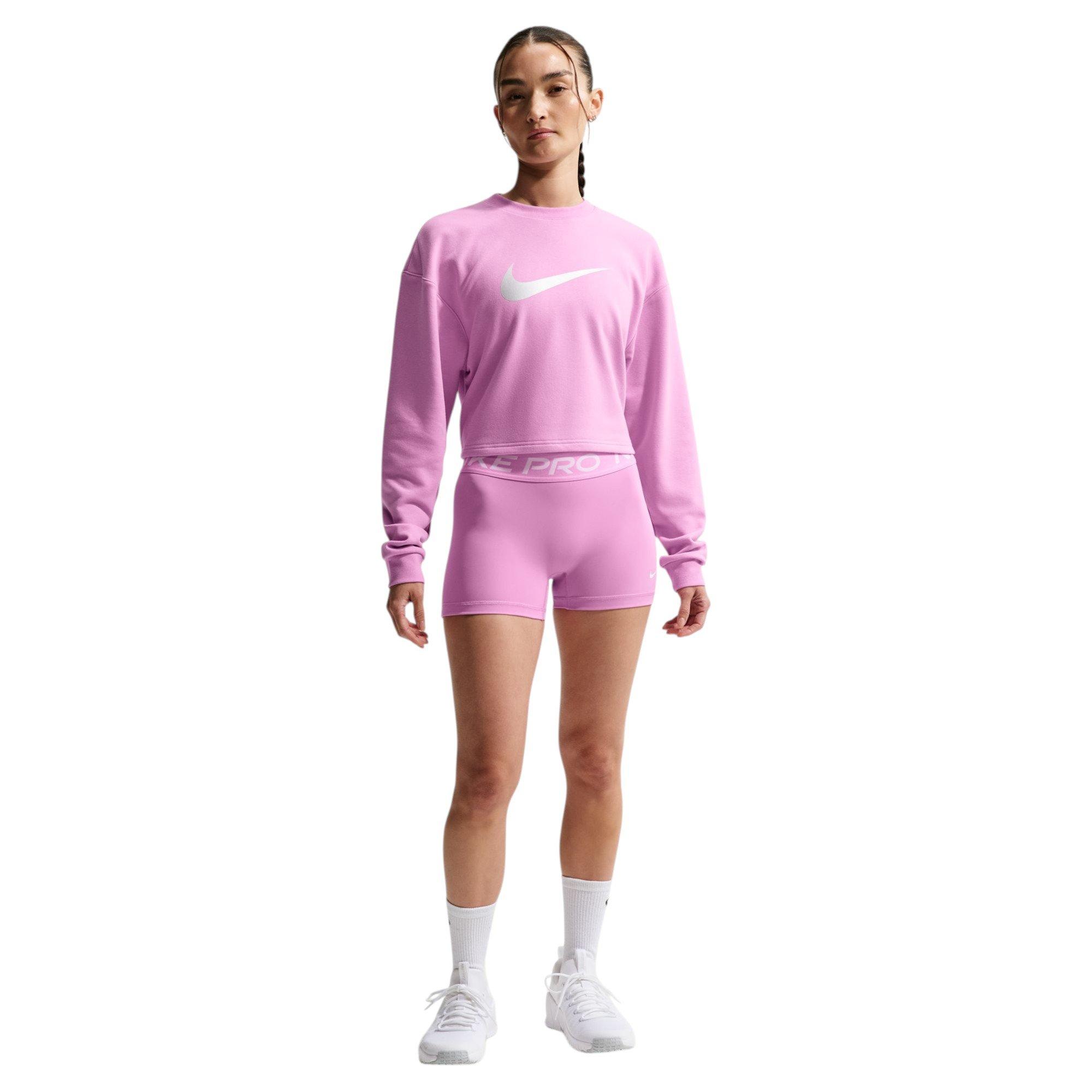 Nike Women's Pro 3-Inch Shorts - Light Magenta - PINK